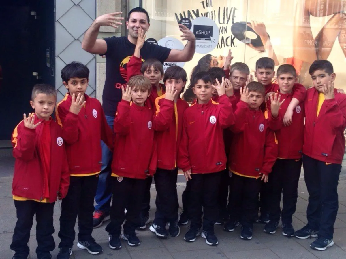 U9-Mannschaft Galatasaray in Wien 2015